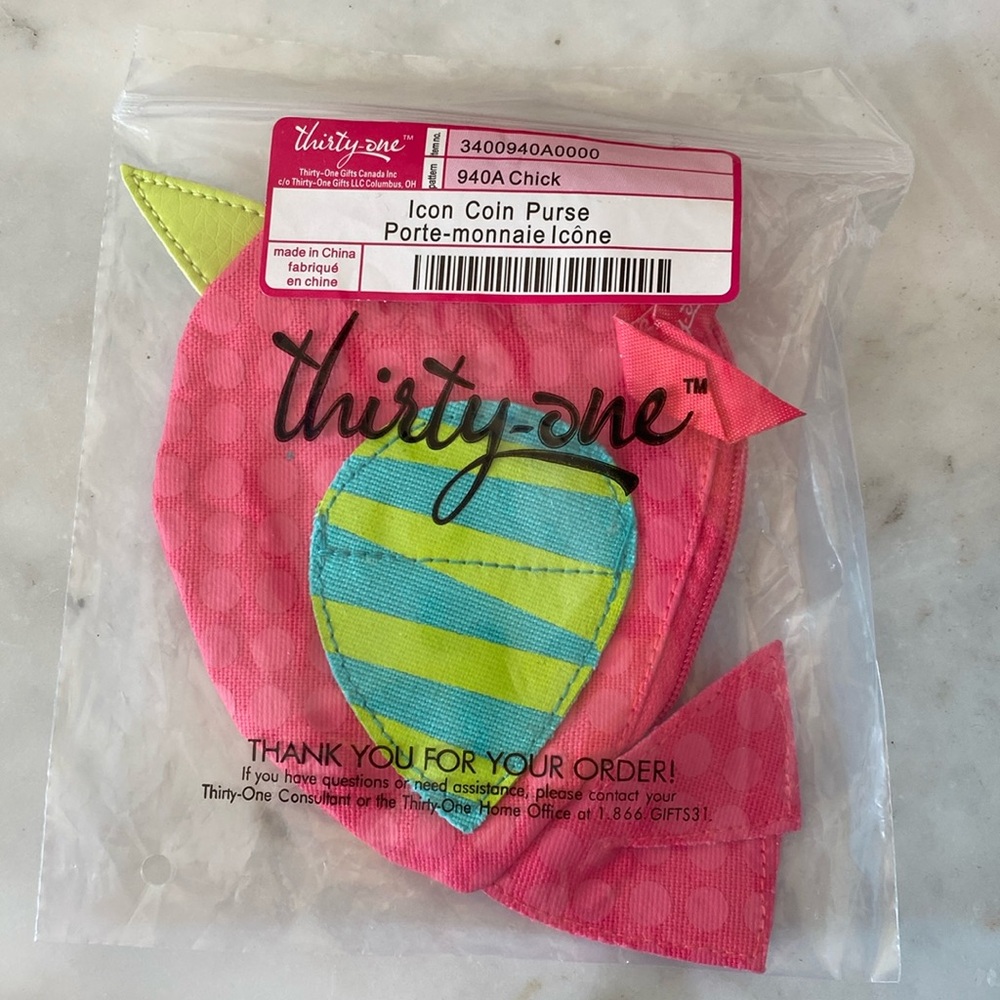 Thirty-One Icon Coin Purse Chick